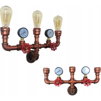 Nástěnné svítidlo Nástěnné svítidlo KOLHGNSE černé, červené, oranžové E27 40 W