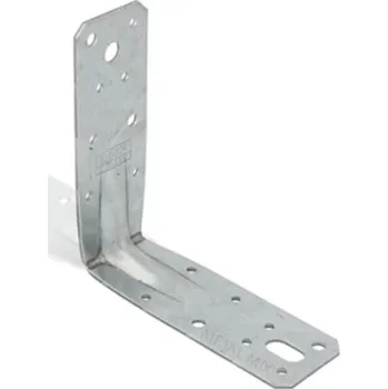 Tesařské kování Tesařský úhelník Domax KP9 128,5 x 128,5 x 45 x 2,5 mm