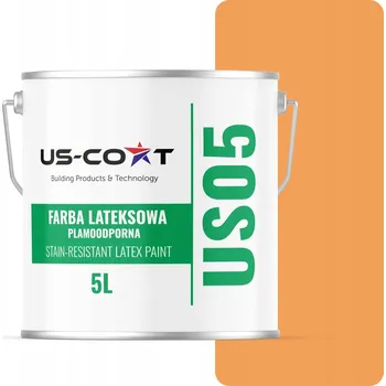 barva na zeď BARVA ODOLNÁ SKVRNÁM, POMERANČOVÁ BARVA H5944 5L MATNÁ NA STĚNY A STROPY