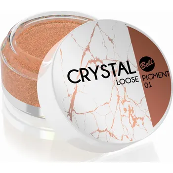 Oční stíny BELL Crystal pigment Sypké oční stíny 01 QUARTZ