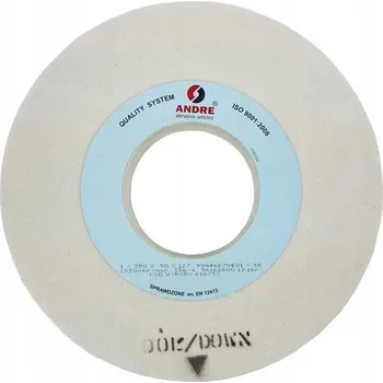 Příslušenství k brusce Keramický brusný kotouč T1A - 350x50x127mm bílý plochý ANDRE 99A60K7VE01