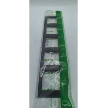 Rámeček pětinásobný Schneider Electric šedý