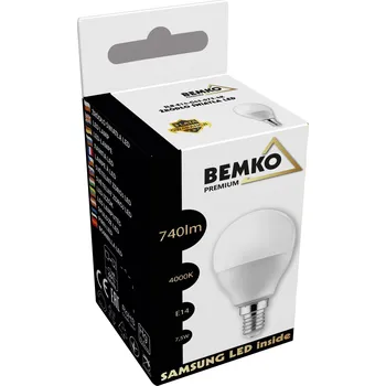Žárovka LED žárovka Bemko E14 7,5W A+