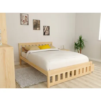 Postel Postel z masivu borovice Abby 120x200 cm