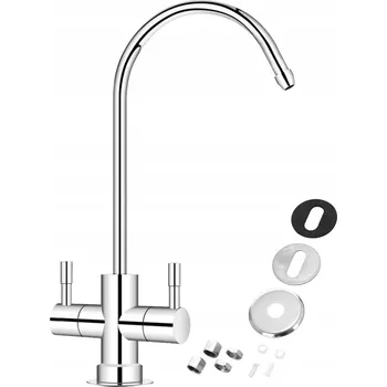 Vodovodní baterie BATERIE S KERAMICKOU VÝPUSTÍ STŘÍBRNÁ GREEN FILTER OSMÓZA