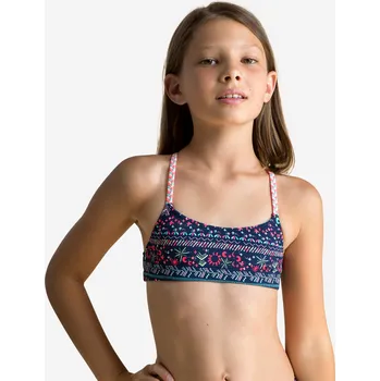 Dívčí plavky DECATHLON Dívčí plavky horní díl 100 Lila Luna 10 LET MODRÁ