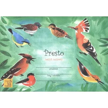 Sešit Notový sešit Euterpe Presto A5, 16 listů