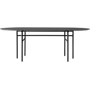 Jídelní stůl Audo CPH Černý dubový jídelní stůl AUDO SNAREGADE 210 x 95 cm