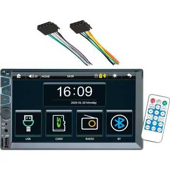 Autorádio 2DIN AUTORÁDIO MP5 S FUNKCÍ MIRROR LINK, SD A USB