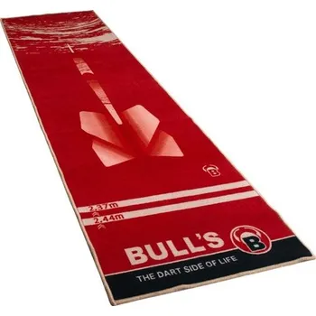 Koberec k terči bulls carpet mat 180 red (barva červená)
