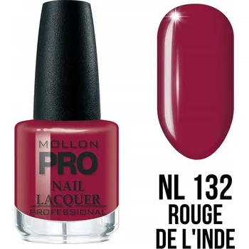 Lak na nehty 132. Rouge de l'Inde - Klasický lak na nehty Hardening Nail Lacquer 15 ml - Moll