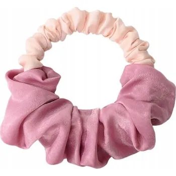 ECARLA gumička do vlasů s funkcí natáček, růžová GUM152