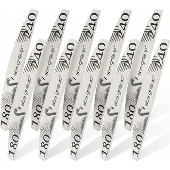 Přípravek na nehty Pilníky na nehty Aba Group Standard Plameňák půlměsíc 180/240 10 ks