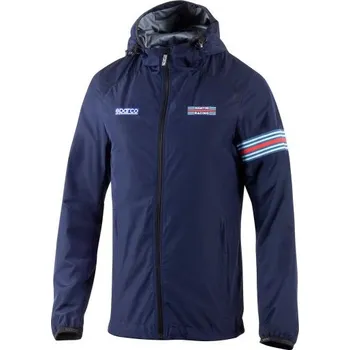 Pánská větrovka Sparco Martini Racing Bunda SL Windbreaker Modrá XXL