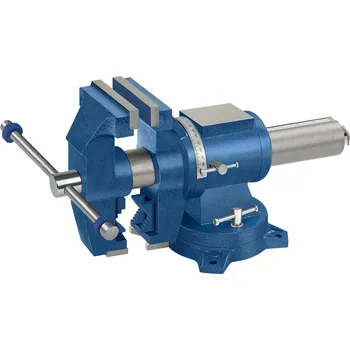 Svěrák Zámečnický svěrák 100 mm, otočný, nastavitelný, PRO