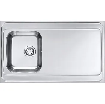 Granitový dřez Jednodřez Alveus 1 ocel stříbrný