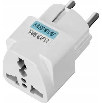Elektrická zásuvka ADAPTÉR ANGLICKÁ ZÁSUVKA NA ČESKOU ZÁSUVKU REDUKCE Z UK/USA NA PL/EU
