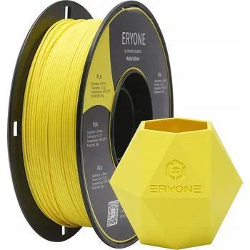 3D tisk Filament Eryone PLA Matte Yellow, matná žlutá, 1.75mm, 1kg