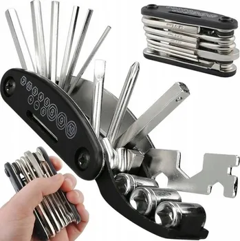 Skládací nůž 16v1 klíče na kolo multitool sada