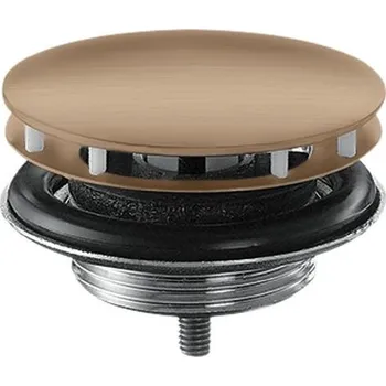 Sifon Axor Příslušenství - Neuzavíratelná výpusť, kartáčované červené zlato 51301310