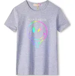 DÍVČÍ TRIČKO SMAJLIK KC2305 VELIKOSTI 134-164 Velikost: 146, Barva: Šedá