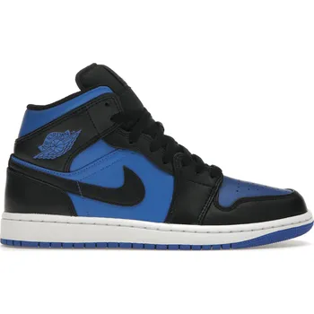 Pánská móda Air Jordan 1 Mid Black Royal Metallic Velikost: 44.5 DQ8426-042
