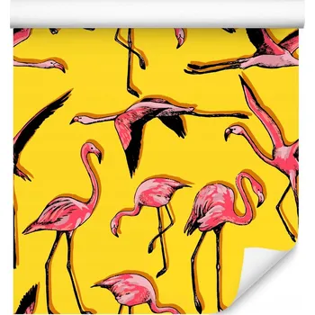 Fototapeta Tapeta do dětského pokoje Růžová PLAMEŇÁCI Dekorace