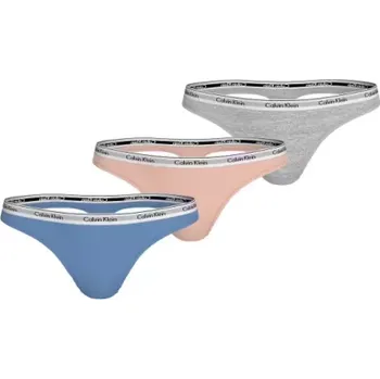Kalhotky Dámská tanga Calvin Klein 3pack QD5209/W9G