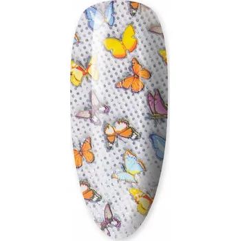 Fólie na nehty pro hybridní a gelové nehty 100cm - Motýli Č. 11