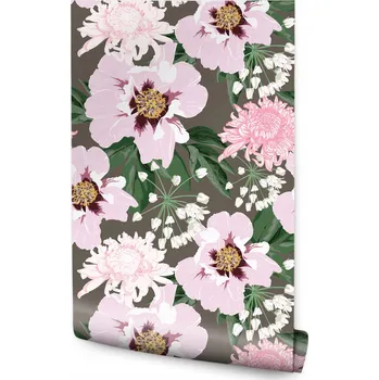 Fototapeta Tapeta Krásné chryzantémy a pivoňky /1220545663