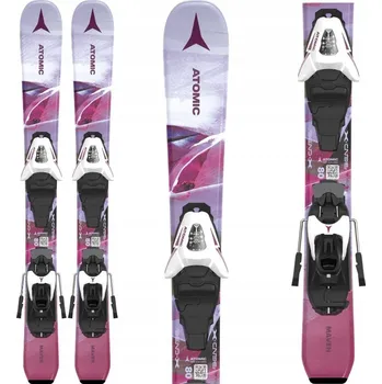Sjezdové lyžování Dětské sjezdové lyže Atomic Maven Girl JTXS + vázání C5 GW pink 80 cm