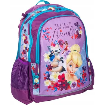 Školní batoh Školní batoh Paso Fairies s více přihrádkami fialový