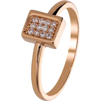 Prsten Zlaton Prsten růžové zlato se zirkony vel.53 1.9g 000990811242