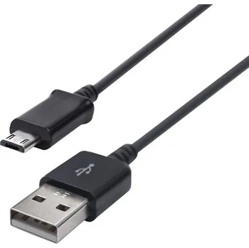 Datový kabel Kabel Maxlife USB - microUSB typ B, 0,2 m, černý