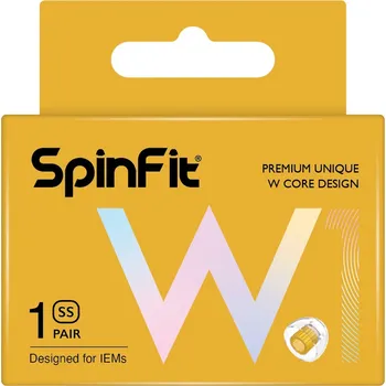 Příslušenství pro čtečku elektronické knihy SpinFit W1 - 2. Generace 2023 - Nástavce do uší s dvojitým jádrem - Velikost: SS