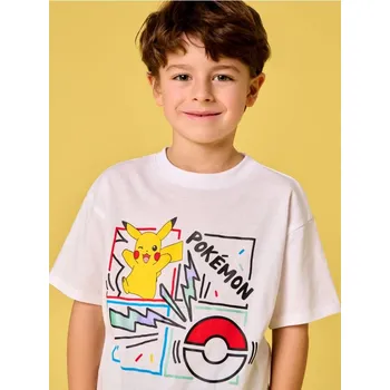 Sinsay - Tričko Pokémon - bílá - 125CH-00X - 125CH-00X-98