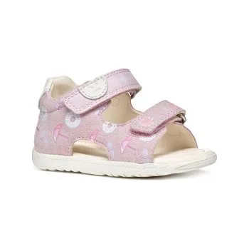 Dámské sandále Sandály Geox B Sandal Macchia B254WA 00754 C8555 Růžová 19