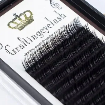 Řasy pro prodlužování Premium, jemné a měkké, C 0,20, délka 12 mm, 16 proužků