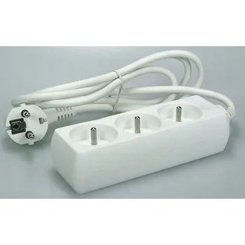 Napájecí kabel Prodlužovací Kabel přívod Sencor 1,5 m, 3 ks, bílý