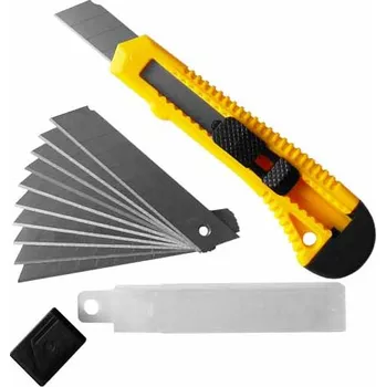 Pracovní nůž MAGG Ulamovací nůž 18mm + 10 náhradních čepelí