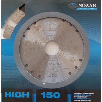 Řezný kotouč Diamantový kotouč Nozar PL6700102 pro řezání betonu 150 x 22,2 mm