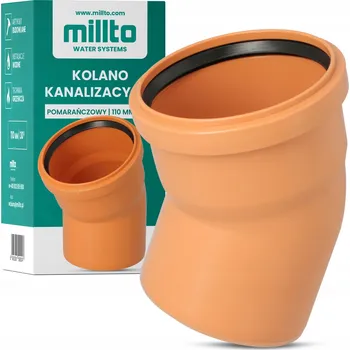 Kanalizační potrubí PVC Kanalizační Koleno 110 mm, Spojka 30° PP