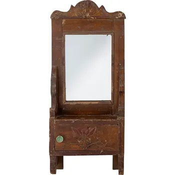 Zrcadlo Nástěnné zrcadlo s dřevěným rámem 17,5x43 cm Sehar – Bloomingville ID_1725902