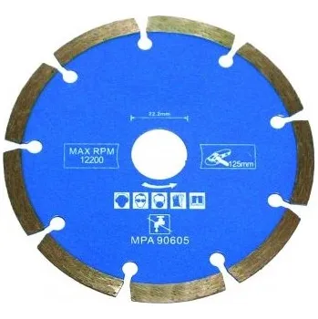 Řezný kotouč DIAMANTOVÝ KOTOUČ SEGMENTOVÝ PRO SUCHÉ ŘEZÁNÍ 125 MM