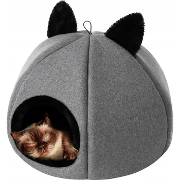 Obraz Budka pro kočky Střední domeček Kitty Head 45x45x33 cm