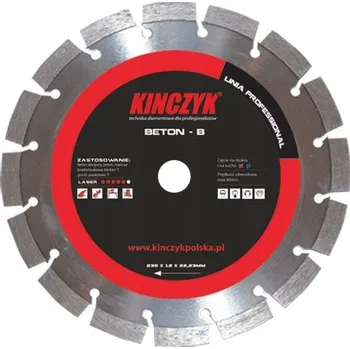 Řezný kotouč DIAMANTOVÝ KOTOUČ KIŃCZYK BETON PROFESSIONAL-B 125