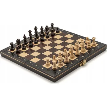 Šachy Magnetické šachy hnědé / Cestovní šachy / Szachy Żurek