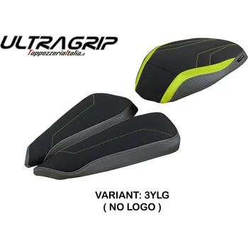 Moto sedlo TPZ Italia potah sedla MV Agusta Brutale 1000 RR (20-24) Meilan ultragrip model potah sedla: bez loga 3YLG (yellow-grey)