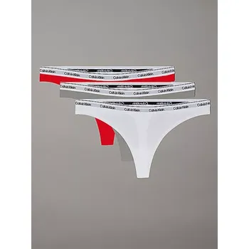Souprava dámského spodního prádla QD5209/W9F - dámská tanga Calvin Klein 3pack, L, W9F