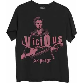 Pánské oblečení Merch Sex Pistols: Tričko Sid Photo S
